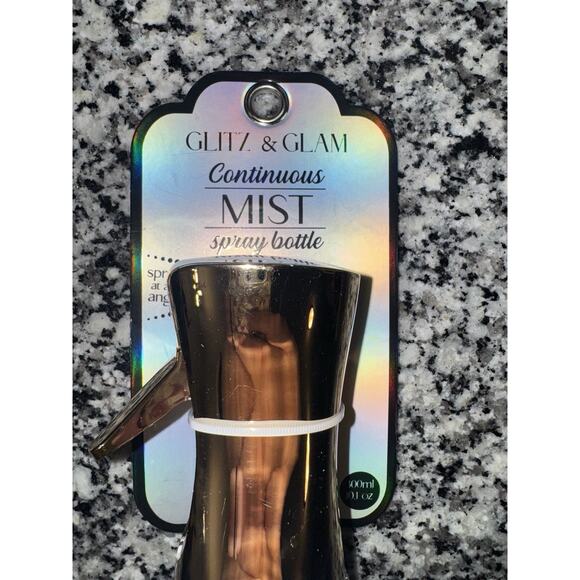 Glitz & Glam Silver Bedazzled Continuous Mist Spray Bottle - Picture 5 of 7